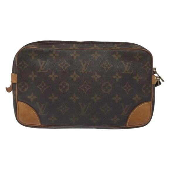 LOUIS VUITTON Monogram Marly Dragonne GM Clutch Bag M51825 LV Auth BA3822 - Picture 2 of 16